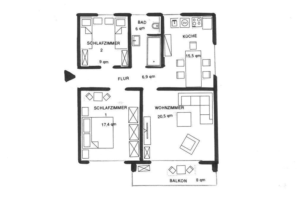 Wohnung 1